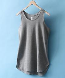 coen | ワッフルロングタンクトップ(タンクトップ)