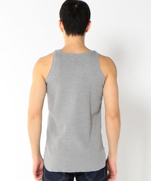 coen(コーエン)の「ワッフルロングタンクトップ(タンクトップ・メンズ・ホワイト/グレー・X-LARGE/MEDIUM/LARGE/SMALL)」の3枚目の写真