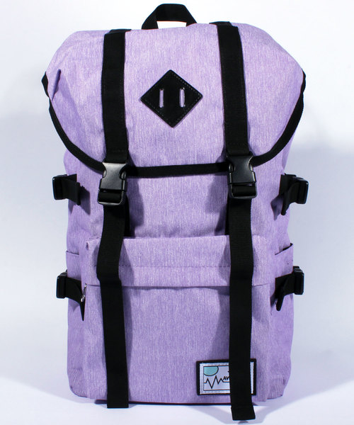 8(eight)(エイト)の「ナイロン リュックサック 大容量(バックパック/リュック・メンズ・グリーン/ブラック×ブルー/ブラック×イエロー/ブラック×ピンク/ヘザーグレー/グレー×ピンク/ブラック×グリーン/ブラック×レッド/ピンク/ブルー/パープル・FREE)」の10枚目の写真