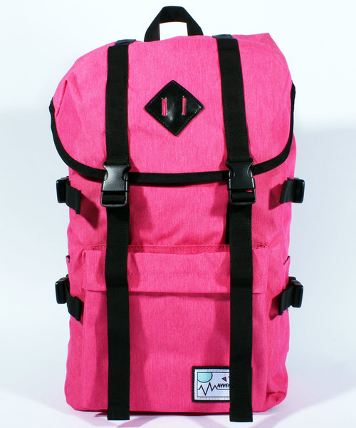 8(eight)(エイト)の「ナイロン リュックサック 大容量(バックパック/リュック・メンズ・グリーン/ブラック×ブルー/ブラック×イエロー/ブラック×ピンク/ヘザーグレー/グレー×ピンク/ブラック×グリーン/ブラック×レッド/ピンク/ブルー/パープル・FREE)」の11枚目の写真