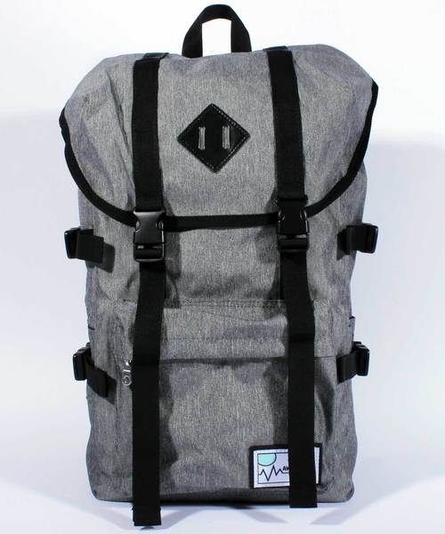 8(eight)(エイト)の「ナイロン リュックサック 大容量(バックパック/リュック・メンズ・グリーン/ブラック×ブルー/ブラック×イエロー/ブラック×ピンク/ヘザーグレー/グレー×ピンク/ブラック×グリーン/ブラック×レッド/ピンク/ブルー/パープル・FREE)」の7枚目の写真