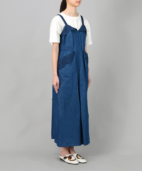 TSUMORI CHISATO（ツモリチサト）の「C/Lﾃﾞﾆﾑ（ワンピース・レディース・ネイビー・02）」の11枚目の写真