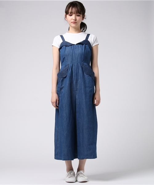 TSUMORI CHISATO（ツモリチサト）の「C/Lﾃﾞﾆﾑ（ワンピース・レディース・ネイビー・02）」の4枚目の写真