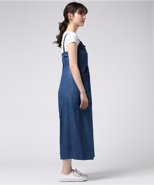 TSUMORI CHISATO（ツモリチサト）の「C/Lﾃﾞﾆﾑ（ワンピース・レディース・ネイビー・02）」の5枚目の写真