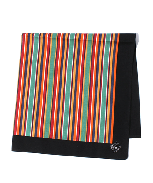 IL BISONTE（イルビゾンテ）の「IL BISONTE / BANDANA（バンダナ/スカーフ・レディース・オレンジ/イエロー/グリーン/レッド/ネイビー/ブラック・FREE）」の2枚目の写真