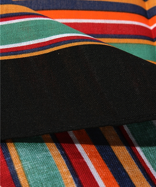 IL BISONTE（イルビゾンテ）の「IL BISONTE / BANDANA（バンダナ/スカーフ・レディース・オレンジ/イエロー/グリーン/レッド/ネイビー/ブラック・FREE）」の9枚目の写真