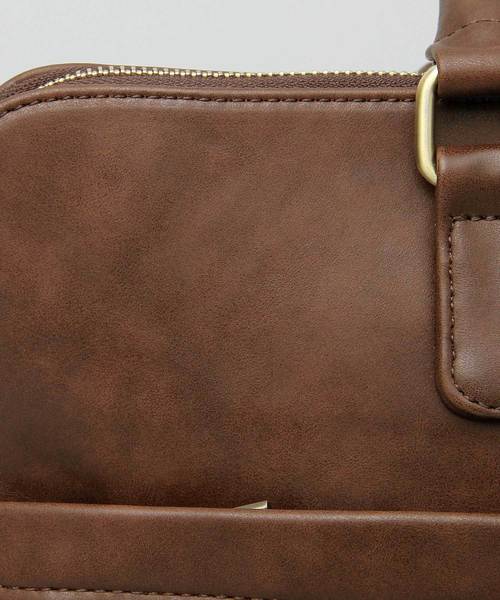 REGiSTA（レジスタ）の「選べる3素材 薄マチ ビジネス対応 ブリーフケース（スムース・サフィアーノ・杢調PVC）（ビジネスバッグ・メンズ・ブラック/ダークブラウン/キャメル/ブラック系その他/ブラウン系その他/グレー/ネイビー/ブラック系その他2/グレー系その他2・FREE）」の15枚目の写真