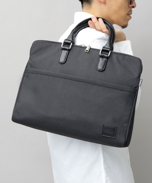 セール】選べる3素材 薄マチ ビジネス対応 ブリーフケース（スムース