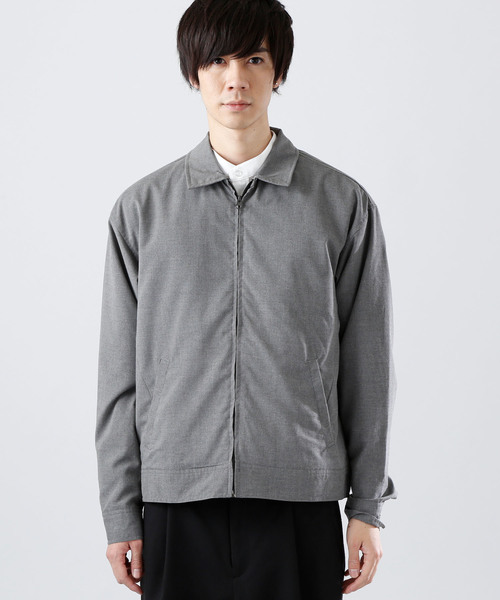 baovicto 変形ジップアップブルゾン グレー common divisor Baovicto 変形ジップアップブルゾンcommon divisor