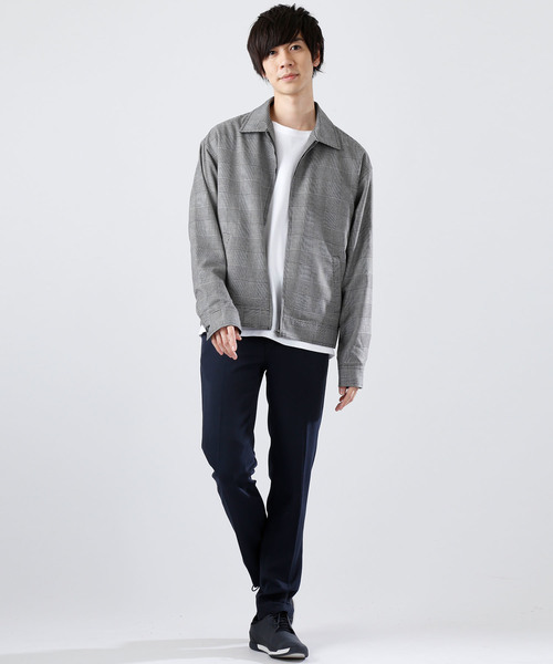 スウィングトップ/ジップブルゾン(ストレッチT/R) MONO-MART│MONO