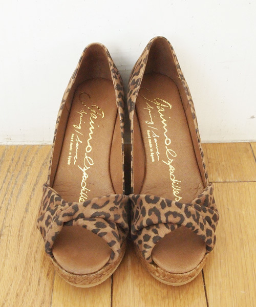 BEAUTY&YOUTH UNITED ARROWS（ビューティーアンドユースユナイテッドアローズ）の「BYTF ∵Gaimo クロスウェッジソールレオパードサンダル ◆（サンダル・レディース・レオパード・35/36/37/38）」の3枚目の写真