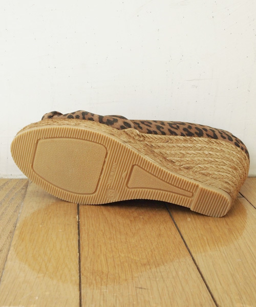 BEAUTY&YOUTH UNITED ARROWS（ビューティーアンドユースユナイテッドアローズ）の「BYTF ∵Gaimo クロスウェッジソールレオパードサンダル ◆（サンダル・レディース・レオパード・35/36/37/38）」の6枚目の写真