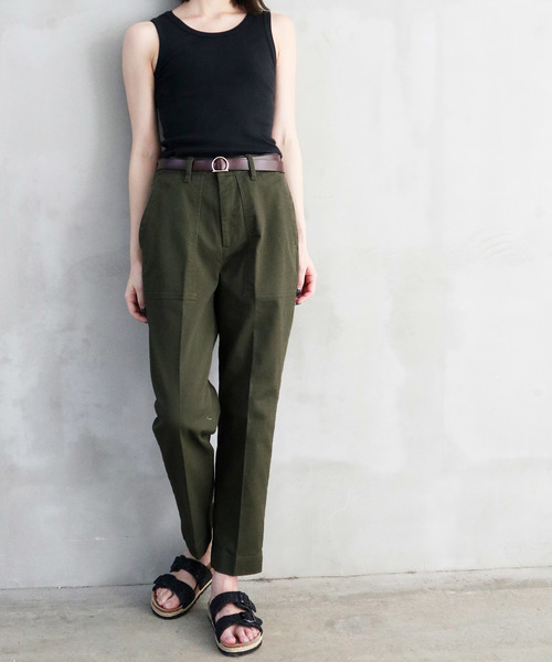 MILLER（ミラー）の「・Robert P. Miller / ロバート・ピー・ミラー リブタンクトップ ノースリーブ 808C　DRE（タンクトップ・レディース・ホワイト/ブラック/ネイビー/グレー/ブラック系その他/ダークネイビー/ホワイト×ブラック/ネイビー×ホワイト・FREE）」の14枚目の写真