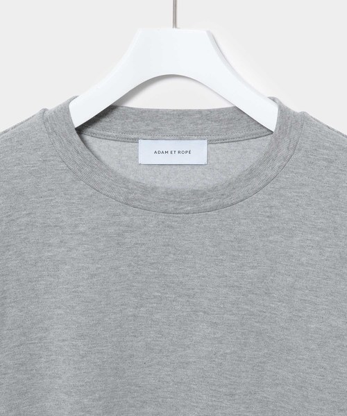 ADAM ET ROPE'(アダムエロペ)の「パイル天竺切替Tシャツ(Tシャツ/カットソー・メンズ・ブラック/グレー/オリーブ・M/L)」の5枚目の写真