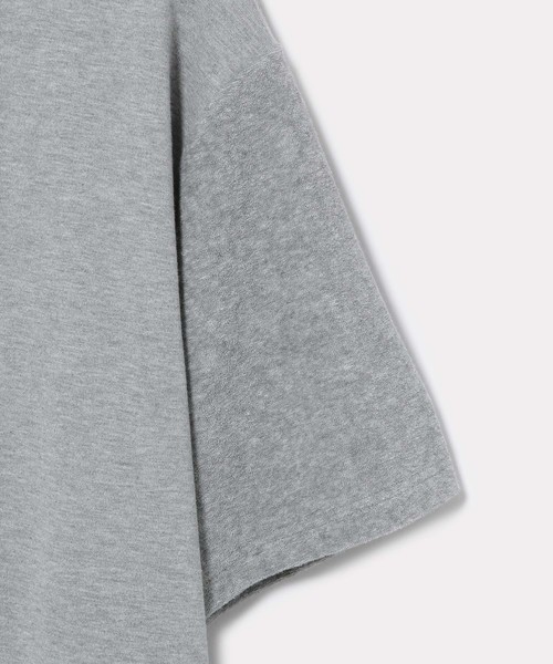 ADAM ET ROPE'(アダムエロペ)の「パイル天竺切替Tシャツ(Tシャツ/カットソー・メンズ・ブラック/グレー/オリーブ・M/L)」の6枚目の写真