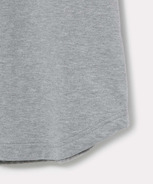 ADAM ET ROPE'(アダムエロペ)の「パイル天竺切替Tシャツ(Tシャツ/カットソー・メンズ・ブラック/グレー/オリーブ・M/L)」の10枚目の写真