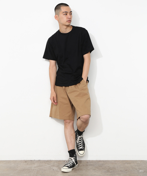 ADAM ET ROPE'(アダムエロペ)の「パイル天竺切替Tシャツ(Tシャツ/カットソー・メンズ・ブラック/グレー/オリーブ・M/L)」の11枚目の写真