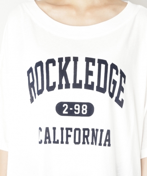 LOWRYS FARM(ローリーズファーム)の「カレッジBIGロゴTシャツ 802182(Tシャツ/カットソー・レディース・グレー/イエロー/ホワイト×レッド/ホワイト×ネイビー・FREE)」の14枚目の写真