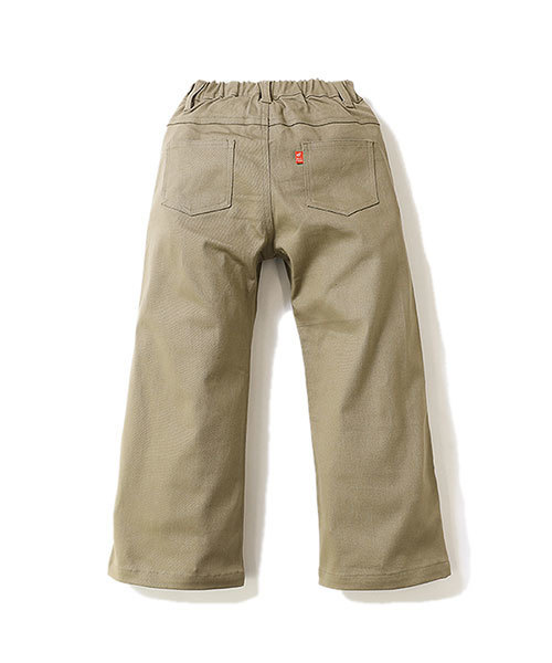 devirock（デビロック）の「ベーシックワイドチノパンツ ロングパンツ ワイドパンツ（その他パンツ・キッズ・ベージュ/ネイビー/ブラウン/カーキ/チャコール/ブラック・110cm/100cm/120cm/130cm/140cm/150cm/160cm）」の11枚目の写真