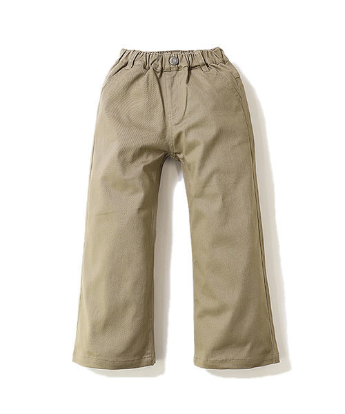 devirock（デビロック）の「ベーシックワイドチノパンツ ロングパンツ ワイドパンツ（その他パンツ・キッズ・ベージュ/ネイビー/ブラウン/カーキ/チャコール/ブラック・110cm/100cm/120cm/130cm/140cm/150cm/160cm）」の20枚目の写真