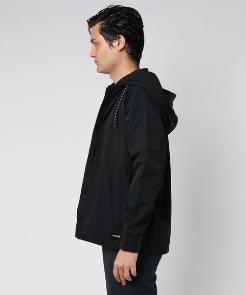Hurley (ハーレー)の「M HRLY GARRISON JKT HD/ハーレー ジャケット アウター(その他アウター・メンズ・ブラック/レッド・SMALL/MEDIUM/LARGE)」の3枚目の写真