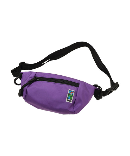 MEI（メイ）の「【MEI】ミニマムウエストバック（ボディバッグ/ウエストポーチ・メンズ・ブラック/パープル/ネイビー/オリーブ/イエロー/グリーン/レッド・FREE）」の5枚目の写真