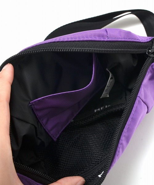 MEI（メイ）の「【MEI】ミニマムウエストバック（ボディバッグ/ウエストポーチ・メンズ・ブラック/パープル/ネイビー/オリーブ/イエロー/グリーン/レッド・FREE）」の15枚目の写真