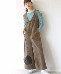 coen | コーデュロイオールインワン(サロペット/オーバーオール)