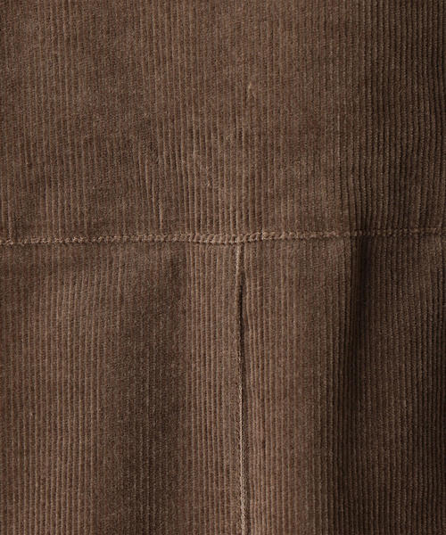 coen（コーエン）の「コーデュロイオールインワン（サロペット/オーバーオール・レディース・ダークグレー/ベージュ・MEDIUM/LARGE）」の9枚目の写真