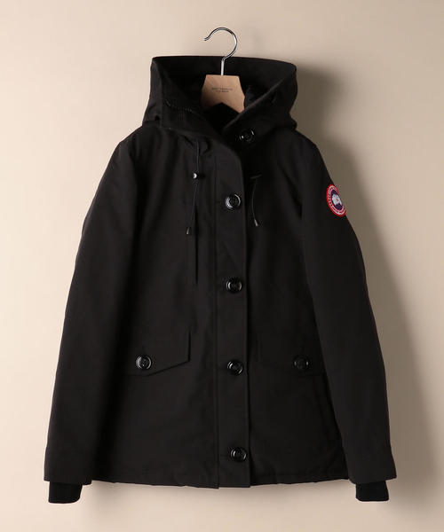 CANADA GOOSE(カナダグース)の「<CANADA GOOSE(カナダグース)>RIDEAU PARKA/ダウンジャケット:(ダウンジャケット/コート・レディース・ブラック/ダークグリーン・X-SMALL/SMALL)」の17枚目の写真