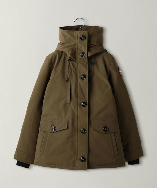 CANADA GOOSE(カナダグース)の「<CANADA GOOSE(カナダグース)>RIDEAU PARKA/ダウンジャケット:(ダウンジャケット/コート・レディース・ブラック/ダークグリーン・X-SMALL/SMALL)」の15枚目の写真