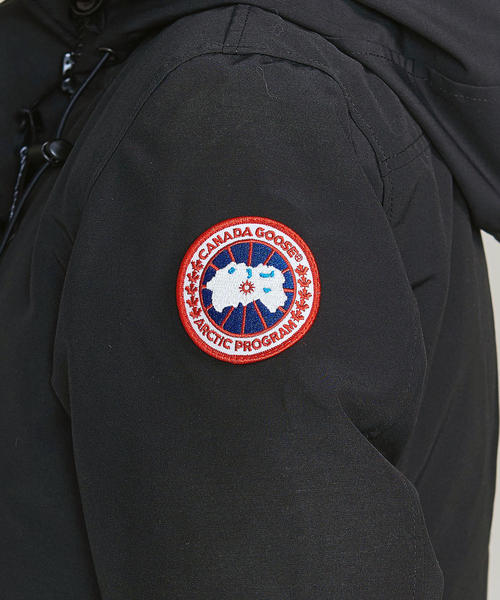 CANADA GOOSE(カナダグース)の「<CANADA GOOSE(カナダグース)>RIDEAU PARKA/ダウンジャケット:(ダウンジャケット/コート・レディース・ブラック/ダークグリーン・X-SMALL/SMALL)」の5枚目の写真