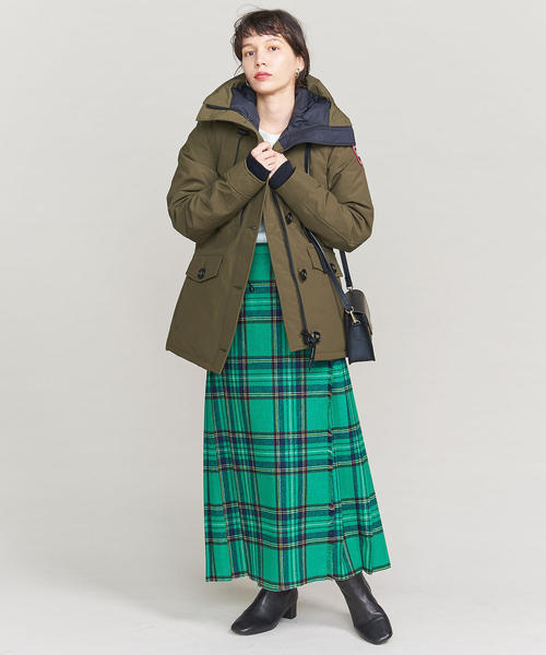 CANADA GOOSE(カナダグース)の「<CANADA GOOSE(カナダグース)>RIDEAU PARKA/ダウンジャケット:(ダウンジャケット/コート・レディース・ブラック/ダークグリーン・X-SMALL/SMALL)」の20枚目の写真