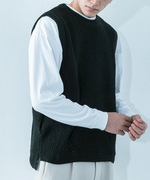 Ressaca | サイドスリットニットべスト(ベスト)