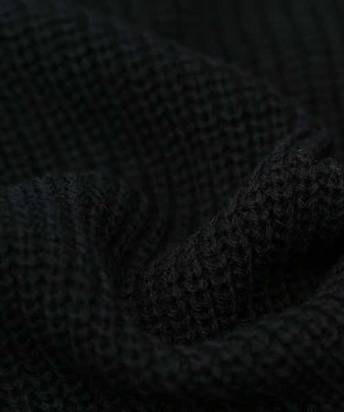 Ressaca（レサーカ）の「サイドスリット ニットべスト ポケット付き（ベスト・メンズ・ブラック/ベージュ/ネイビー/グレー/カーキ/インディゴブルー・M/L/XL）」の12枚目の写真