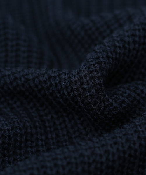 Ressaca（レサーカ）の「サイドスリット ニットべスト ポケット付き（ベスト・メンズ・ブラック/ベージュ/ネイビー/グレー/カーキ/インディゴブルー・M/L/XL）」の10枚目の写真