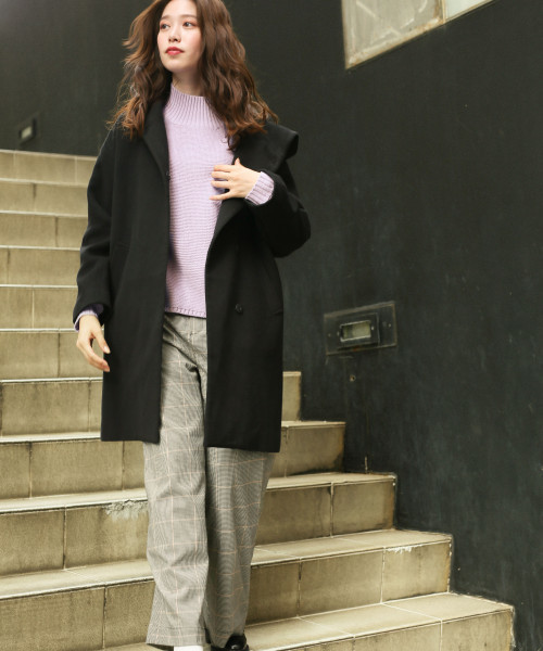 LOWRYS FARM(ローリーズファーム)の「5Gガータープルオーバー 817569(ニット/セーター・レディース・ブラック/カーキ/アイボリー/パープル・FREE)」の16枚目の写真