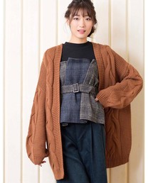 しまむら シマムラ カーディガン ボレロ ブラウン系 一覧 Wear