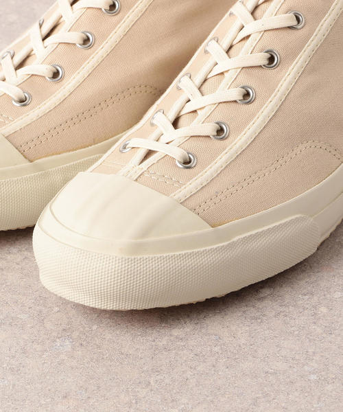 MoonStar（ムーンスター）の「別注 ［ムーンスター］SC★MOONSTAR GYM CLSC GL スニーカー（26cm～27.5cm）（スニーカー・メンズ・ベージュ/ネイビー・27.5cm/27cm/26cm/26.5cm）」の3枚目の写真