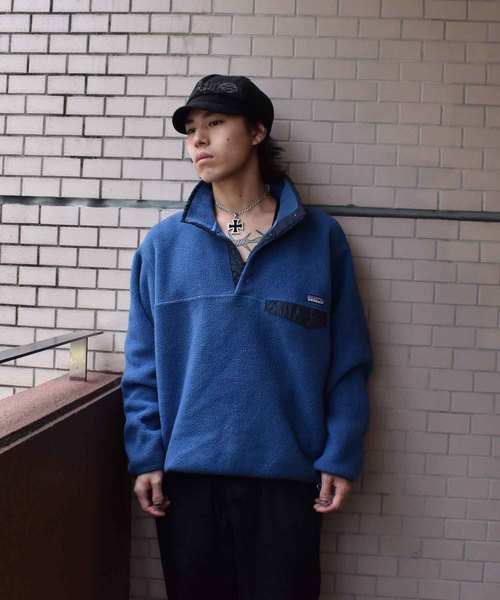 patagonia(パタゴニア)の「【ヴィンテージ古着】Patagonia/パタゴニア スナップT フリース ジャケット(ジャージ・メンズ・ブルー・MEDIUM)」の2枚目の写真