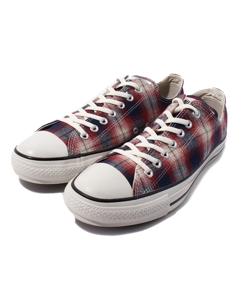 CONVERSE(コンバース)の「ALL STAR OMBRE-CHECK OX/オールスター オンブレチェック OX(スニーカー・メンズ・ブラック/レッド・4/9/8/6/8.5/3/11.5/9.5/10.5/6.5/5/3.5/7/4.5/5.5/7.5)」の2枚目の写真