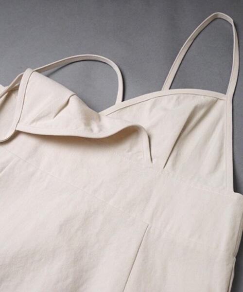 flower（フラワー）の「シェルエプロンワンピース（ワンピース・レディース・アイボリー/ブラウン・FREE）」の13枚目の写真