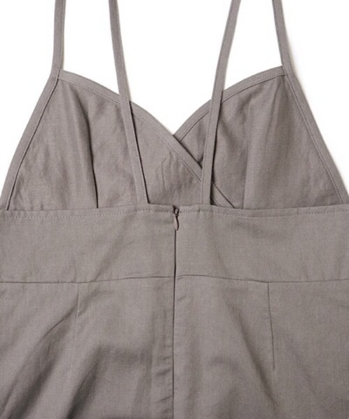 flower（フラワー）の「シェルエプロンワンピース（ワンピース・レディース・アイボリー/ブラウン・FREE）」の7枚目の写真