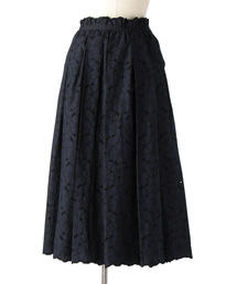 Drawer ドゥロワー 日本製 ブークレフレアスカート 6524-299-1020 38 ブラック カットオフ ボトムス【中古】【Drawer】 Drawer - Drawer ドゥロワー 日本製 ブークレフレアスカート 6524-299