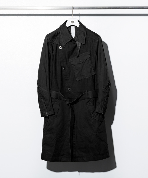 C DIEM（カルペディエム）の「C DIEM(カルペディエム)ミリタリーコンビバイカーコート（モッズコート・メンズ・カーキ/ブラック・SMALL/LARGE/MEDIUM）」の11枚目の写真