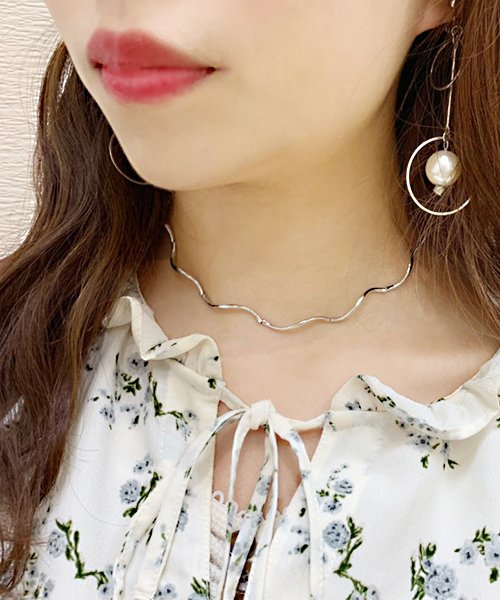 apres jour（アプレジュール）の「【apres jour×ARIAZ】うねうねチョーカー（ネックレス・レディース・ゴールド/ピンク系その他/シルバー・FREE）」の18枚目の写真