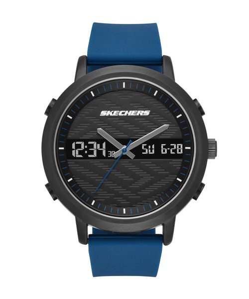 SKECHERS(スケッチャーズ)の「スケッチャーズ 腕時計 メンズ アナデジ シリコン SR5072(デジタル腕時計・メンズ・ブルー系その他/ブルー・FREE)」の1枚目の写真