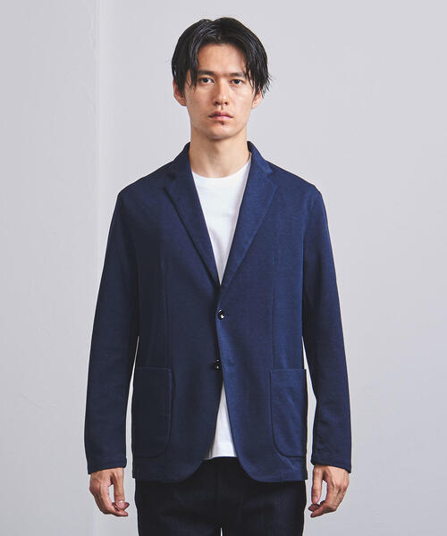 UNITED ARROWS（ユナイテッドアローズ）の「<UNITED ARROWS> パナマ ジャージー ジャケット（テーラードジャケット・メンズ・ブラック/ベージュ/ネイビー・SMALL/MEDIUM/LARGE/X-LARGE）」の4枚目の写真