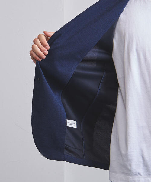 UNITED ARROWS（ユナイテッドアローズ）の「<UNITED ARROWS> パナマ ジャージー ジャケット（テーラードジャケット・メンズ・ブラック/ベージュ/ネイビー・SMALL/MEDIUM/LARGE/X-LARGE）」の16枚目の写真