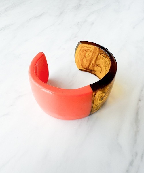 バイカラーマーブルバングル（バングル/リストバンド